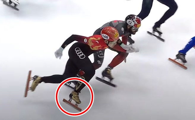 중국 간 린샤오쥔, 스스로 금메달 차버린 황당 실격 이유