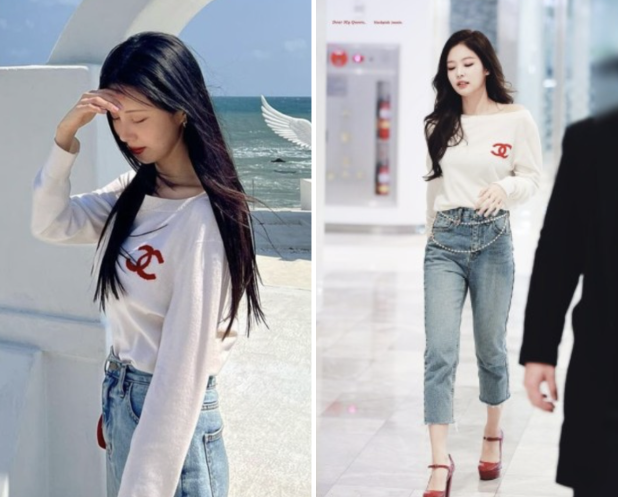 제니-서현-지민도 입었다..그 샤넬 니트