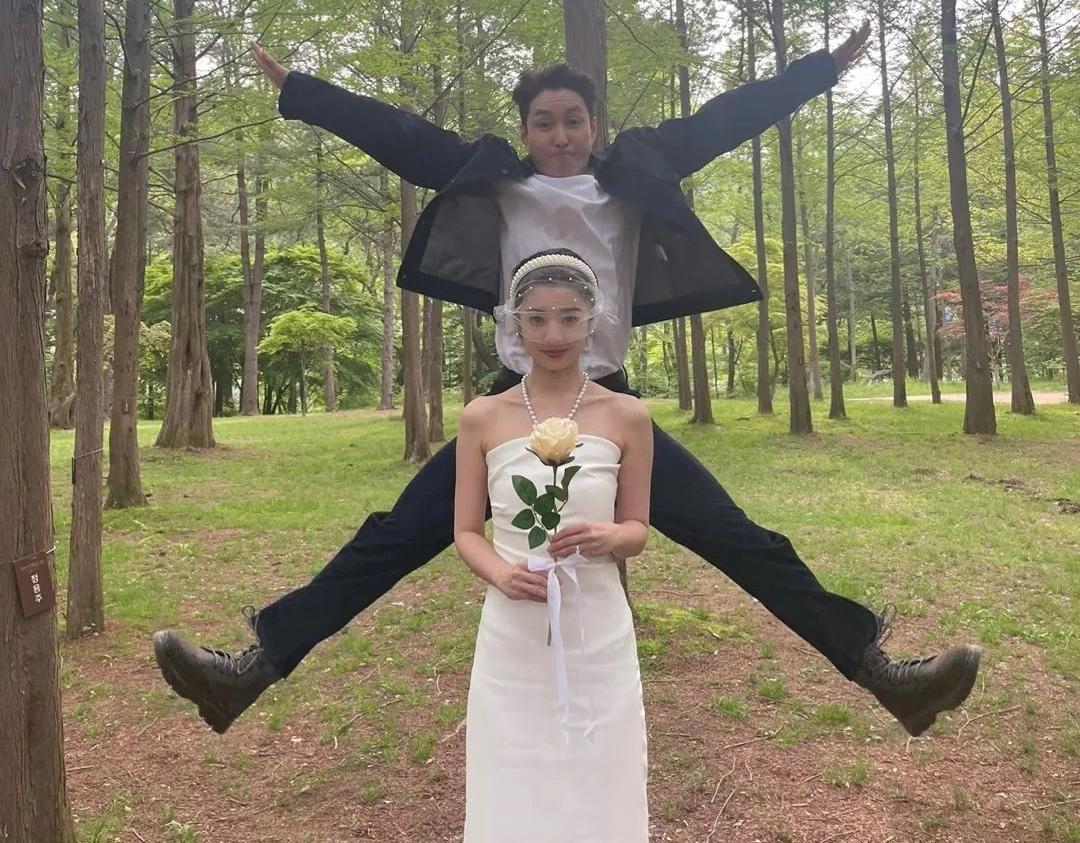 심형탁과 18세 연하 사야…웨딩사진도 범상치 않은 한·일부부