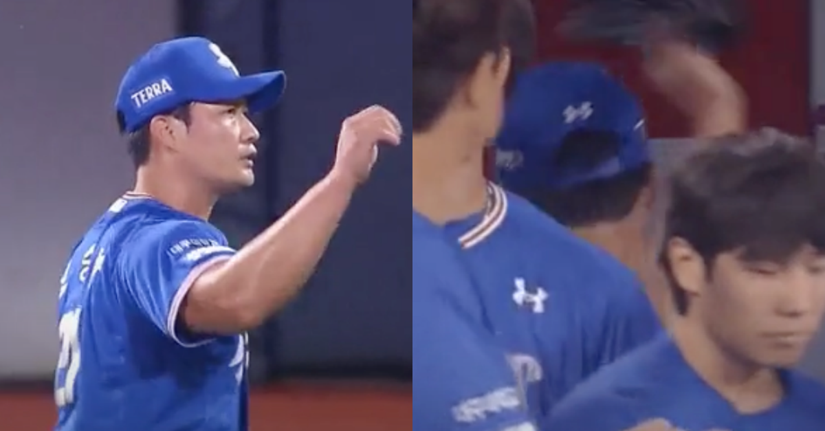 오늘 삼성 오승환 논란의 장면…글러브 패대기?