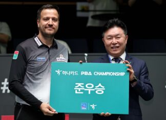강원랜드 프로당구팀 ‘하이원 위너스’, PBA 팀리그 데뷔 루피 체넷 준우승