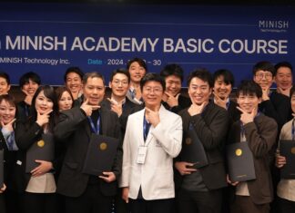 글로벌 미니쉬아카데미 첫 개최… 일본·미국 본격 공략 미니쉬아카데미 수료식