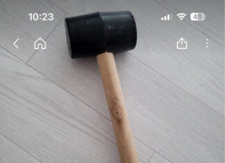 당근에 올라온 웃긴 고무망치